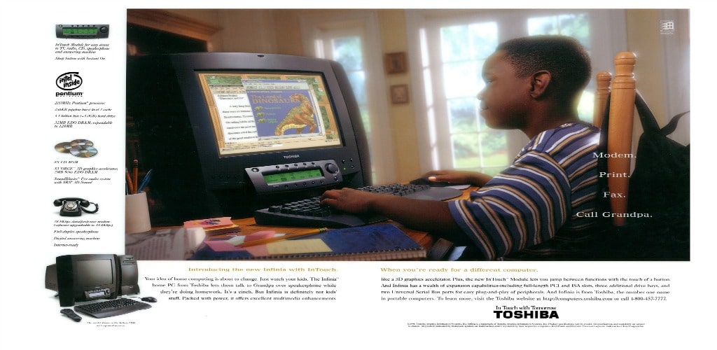 Toshiba Infinia Computers